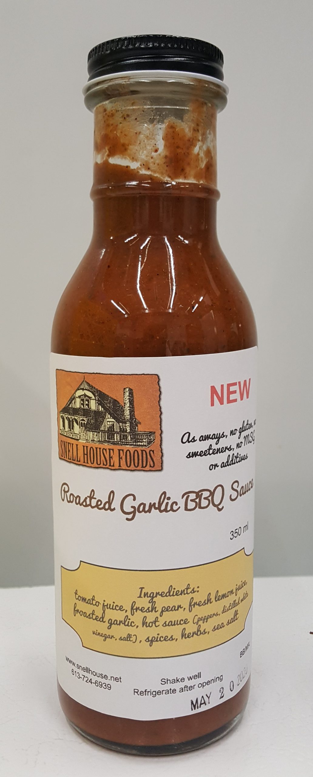 Roasted Garlic BBQ Sauce Snell House Foods